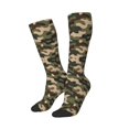 thumbnail image 2 of Women's Knee High Socks Green Army Camouflage Thermal Soft Knee Long Socks, 2 of 7