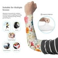 thumbnail image 3 of Watercolor Wildflowers Cooling Arm Sleeves Cover Summer Sun Protection Arm Sleeves For Men Women Baseball Cycling Golf Running, 3 of 5
