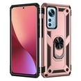thumbnail image 2 of For Xiaomi 12 Pro Shockproof TPU + PC Phone Case with Holder(Rose Gold),iPhone 15, 2 of 7