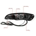 thumbnail image 4 of Nuvision Multi-Color RGB LED DRL Black Headlights Pair for Peterbilt 325 330 335 337 382, 4 of 11