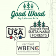 thumbnail image 5 of Good Wood By Leisure Arts Letter 9.5" G, Wooden Letters, Wood Letters, Wooden Letters Wall Decor, Large Letters 9.5 Inch, Small For Crafts, 5 of 6