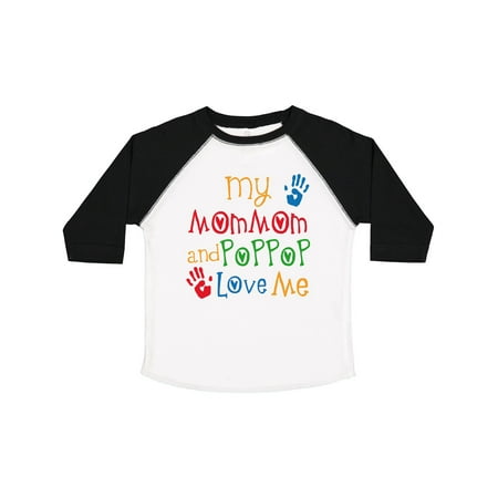

Inktastic Mommom and Poppop Love Me Boys or Girls Toddler T-Shirt