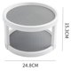 thumbnail image 5 of BPA-fritt Material Vridbart Lazy Susan Organizer för Hobbyrum, Halkfri Plast 360 Graders Roterande Kryddställ med Enkel Installation och, 5 of 5