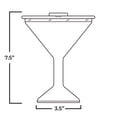 thumbnail image 3 of ORCA Tini Copa de Martini de acero inoxidable de 13 oz | Vaso con aislamiento térmico para cualquier fiesta al aire libre, picnic, piscina, playa y patio — Perla, 3 of 5