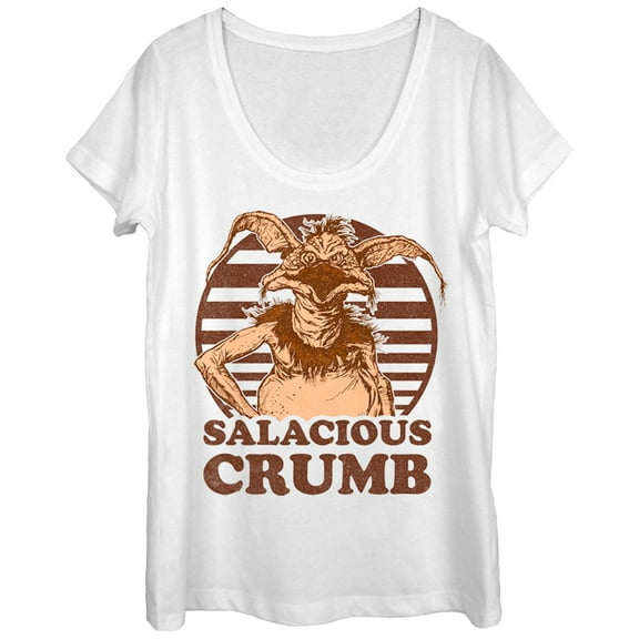 Women's Star Wars Salacious Crumb Scoop Neck White 2X Large