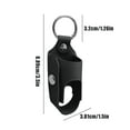 thumbnail image 2 of Inhaler Storage Case Keychain, Convenient Inhaler Spacer Holder With Metal Buckle, Pu Leather Protective Sleeve Bag For Medication Storage, Portable Design For 14+ Users, Secure, 2 of 3