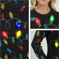thumbnail image 3 of Joyfy Ugly Christmas Sweater Dress Women, LED Light Up Ugly Sweater, Women Christmas Sweater with Light Bulbs, Cute Funny Black Glowing Christmas Dress for Women (XL,Black), 3 of 8