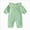 A77-Green, variant on Baby Romper with Hat Clothes Set, Long Sleeve Newborn Infant Baby Bodysuit