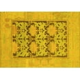 thumbnail image 1 of Ahgly Company Indoor Rectangle Oriental Yellow Traditional Area Rugs, 7' x 10', 1 of 4