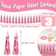 thumbnail image 2 of Cartel con flecos metálicos Garland Hysilla, 9 m, color rosa claro, 2 of 5