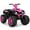 Pink, variant on Costway 12V Kids 4-Wheeler ATV Quad Ride On Car w/ LED Lights Music  USB Navy