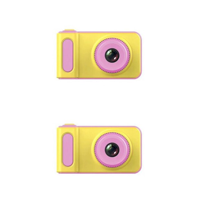 Inteprter Cámara digital Mini juguete fotográfico de dibujos animados Cámara de video de bolsillo portátil con pantalla de visualización Regalo para Type2 NO2