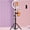 10-3C-110-JWJ, variant on 10/12'' Circular Selfie Ring Light, Desk Tripod And Phone Stand, Adjustable Height Ranging from 15 to 43 Inches, Dimmable LED Circular Light for Selfie Photography, Makeup, And Youtube