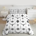 thumbnail image 2 of Homewish Vintage Aztec Bedding Comforter Set,Bull Skull Twin Comforter Sets,White Black Bedding Set For Boys Teens,Breathable Home Decor Reversible,2pcs, 2 of 8