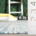thumbnail image 4 of Safavieh Courtyard Eamon Abstract Indoor/Outdoor Area Rug, Gray/Blue, 5'3" x 7'7", 4 of 11