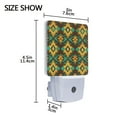 thumbnail image 4 of Yayeee LED Plug in Night Light for The Home with Auto Dusk to Dawn Light Sensors, 2 Pack, Geometric Patterns, 4 of 6