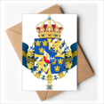 thumbnail image 1 of Sweden National Emblem Country Symbol Greeting Cards You are Invited Invitations, 1 of 3