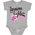 thumbnail image 3 of Inktastic My Grandma is a Fighter Breast Cancer Awareness Boys or Girls Baby Bodysuit, 3 of 5