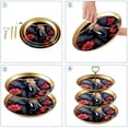 thumbnail image 4 of Elephant Plastic Discs Iron Pillar Jewelry Organizer Display Stand for Earrings Necklaces Bracelets Rings, 4 of 6