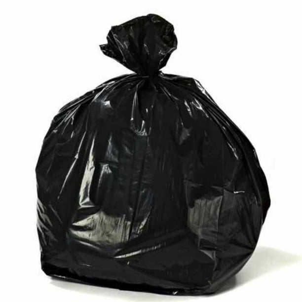 plasticplace contractor trash bags 55-60 gallon 6.0 mil black heavy ...
