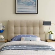 Modway Lily Tufted Headboard, Twin, Beige