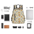 thumbnail image 4 of Balery Autumn Pumpkins Leaves Mochila Ligera para Hombres y Mujeres – Resistente y Impermeable, Ideal para la Escuela, el Trabajo, los Viajes y el Uso Diario, 4 of 7