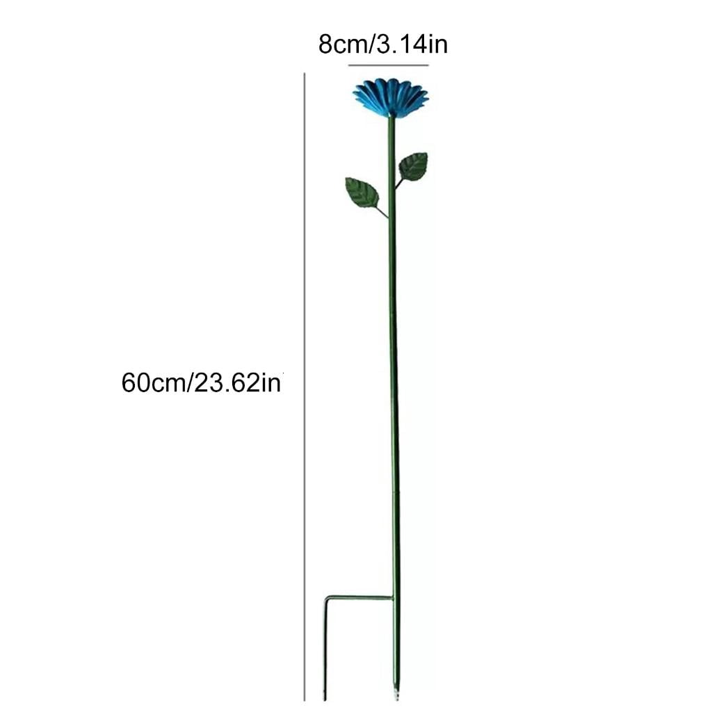 AOOOWER Freestanding Bird Bath for Outdoor Spaces Stake Metal Design Bird Feeding Station Large Tub Bird Feeding Bowl Metal