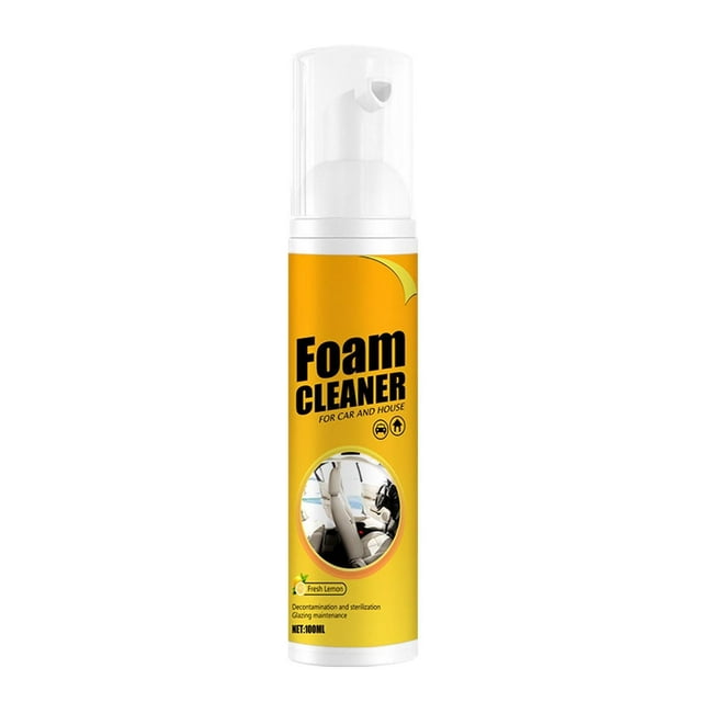 asddcavvf Fonction Nettoyant Mousse Nettoyant Mousse pour Voiture Nettoyant Mousse Nettoyant Mousse Tout Usage Intérieur Nettoyant Mousse Citron (30ml, 60ml, 100ml) Brosse à Tapis pour Cheveux Râteau à Tapis pour Tapis