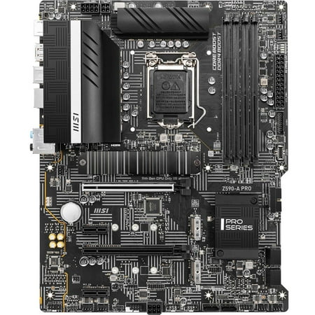 UPC: 0824142241011 | MSI Z590-A PRO LGA 1200 Intel Z590 SATA 6Gb/s ATX Intel Motherboard