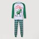 thumbnail image 2 of Conjunto de pijama familiar de 2 piezas cuello redondo estampado de dinosaurio cintura elástica traje diario, 2 of 9