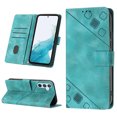 thumbnail image 1 of Nalacover Wallet Case for Samsung Galaxy A54 5G, Skin-Friendly PU Leather Shoulder Strap Lanyard Crossbody Magnetic Clasp Flip Folio Cover with Card Slots Holder Kickstand Shockproof Case,Green, 1 of 8