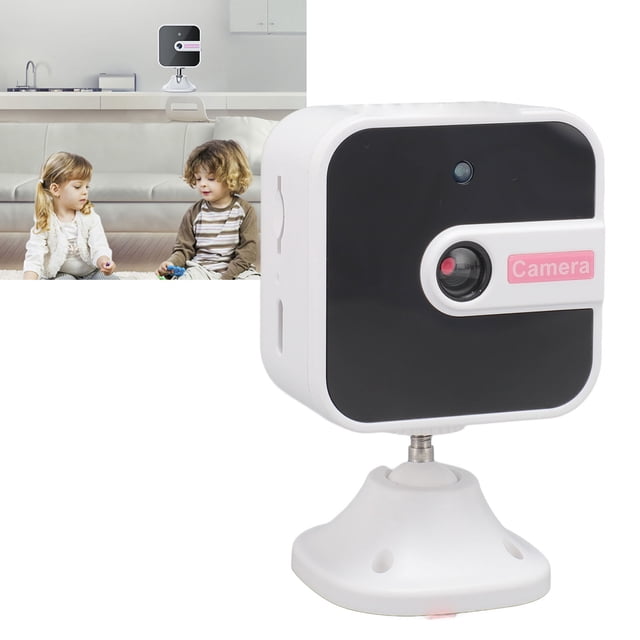 Cámara Interior, Cámara WiFi Doméstica Alarmas Inteligentes 1080P HD 2,4 GHz WiFi Visión Nocturna Voz Bidireccional Fácil De Instalar Detección De Movimiento Almacenamiento