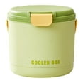 thumbnail image 1 of Cubo de hielo portátil mantener contenedor helado contenedor de almacenamiento de hielo para actividades al aire libre en casa buffet entretenimiento Verde, 1 of 8