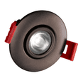 thumbnail image 1 of NICOR Lighting 2 inch LED Gimbal Recessed Downlight in Oil-Rubbed Bronze, 2700K (DGD211202KRDOB), 1 of 12
