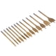 thumbnail image 1 of Brocas de pala Broca plana para carpintería ANGGREK Herramientas Acero de alto carbono 13 Piezas, 1 of 8
