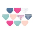 thumbnail image 4 of Hanes Girls Briefs Underwear Pack, 10-Pack, Cotton Stretch Brief Panties for Girls, 4 of 8