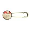 thumbnail image 1 of Puppet Doll Chinese Style Watercolor Retro Metal Brooch Pin Clip Jewelry, 1 of 3