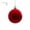 A, variant on Red Flocked Christmas Ball Ornament 4 inch, Velvet Hanging Tree Decoration for Hotel Staircase Ceiling, Large Holiday Bauble