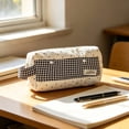thumbnail image 6 of Large Capacity Pencil Case with Zipper,Cute Pencil Pouch,Multifunctional Portable Stationery Organizer Bag for College, Office, Travel, 6 of 7
