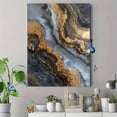 thumbnail image 4 of Gold Marbling Texture Abstract Canvas Print, Suitable for Living Room, Bedroom, Office, Hotel, Entryway Decor, 4 of 8