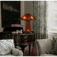 thumbnail image 4 of Cal Lighting Nogales 2-Light Mica & Metal Table Lamp in Red/Black, 4 of 5