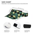 thumbnail image 4 of Xecao Green Squares for Adult Sun Cap offers versatile sun protection with adjustable Velcro for a secure fit., 4 of 8
