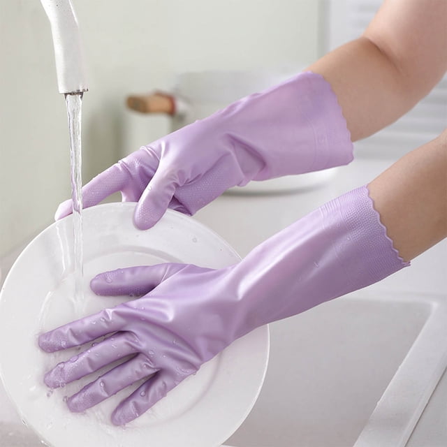 Guantes Impermeables Guantes de Agua Guantes de Colores Surtidos Guantes Fáciles de Limpiar Guantes para Tareas Domésticas