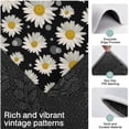 thumbnail image 3 of Black White Flower Pattern Kitchen Rugs Sets Of 3,Kitchen Runner Rugs Non Skid Washable,Decorative Kitchen Floor Mats for Kitchen,Sink,Laundry,17"x30"+ 17"x47" + 17"x59", 3 of 6