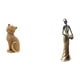 thumbnail image 1 of Figura de escritorio,Estatua de gato,linda decoración para estante o escritorio,Figura de mujer africana,Estatua artesanal de una dama tribal africana,hecha a mano,para cafetería.,Figura, 1 of 8