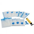 thumbnail image 1 of Amdohai 10Pcs Transparent Bags Clothes Storage Travel Space Saver Garment, 1 of 7