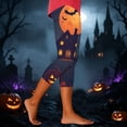 thumbnail image 6 of Danhjin Women's Halloween Leggings Capris High Waist Print Yoga Pants Casual Fashion Slim Stretchy Workout Running Gym Trousers, 6 of 9