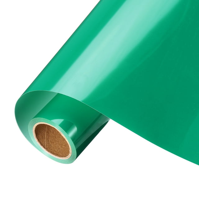 Vinilo de Transferencia de Calor Verde Uxcell, Rollo de Vinilo de 10 Pulgadas x 8 pies