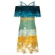 thumbnail image 4 of Vestidos Para Mujer Vestidos Con Hombros Descubiertos Vestido de Manga Corta Con Estampado Erógeno Informal de Moda Odeerbi ODB160789, 4 of 4