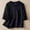A02541-Black, variant on CALAFEBILA Cute Tops for Women Cotton Linen Womens Plus Tops,Women Fashion Solid Color Shirt Summer Short Sleeve Lapel Button Down with Pocket Tops for Women